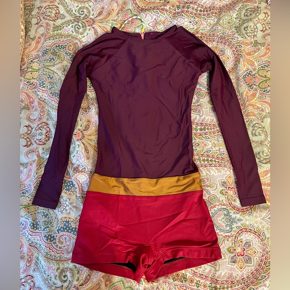 Seea Swami Playsuit surf suit in color block size XS